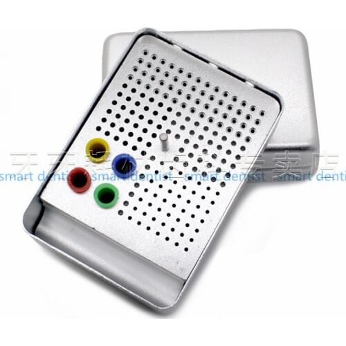 Good Quality 2017 New Free shipping 180 Holes Dental Endo Box FG Burs Holder Autoclave Disinfection Box