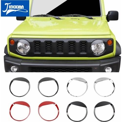 MOPAI Lamp Hoods for Suzuki Jimny JB74 Car Front Headlight Lamp Decoration Cover Stickers for Suzuki Jimny 2019+ Accessories