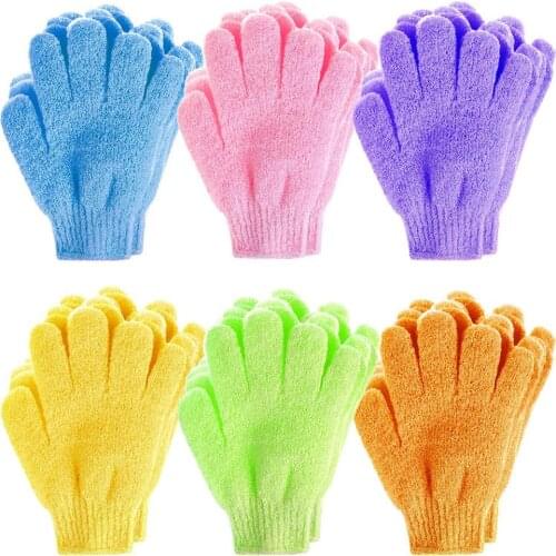 Bath For Peeling Exfoliating Mitt Glove For Shower Scrub Gloves Resistance Body Massage Sponge Wash Skin Moisturizing SPA Foam