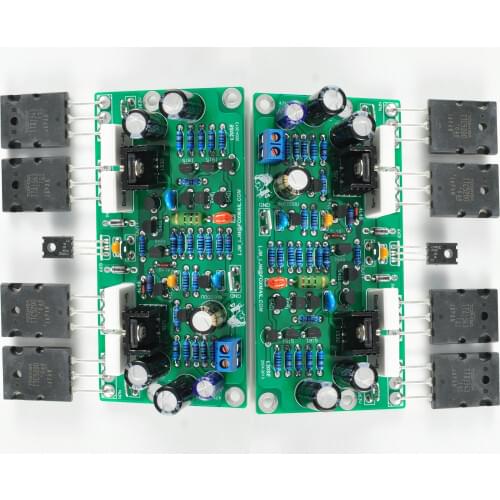 L20 SE Audio Amplifier Board A1943 C5200 Stereo Dual Channels 350W Amplifier Amp Board 4ohm DIY Kits 2pcs