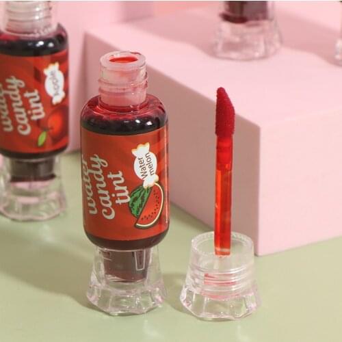 5 Colors Waterproof Lovely Lip Gloss Long Lasting Candy Dyeing Lip Tint Sweetly Flavour Liquid Lipstick