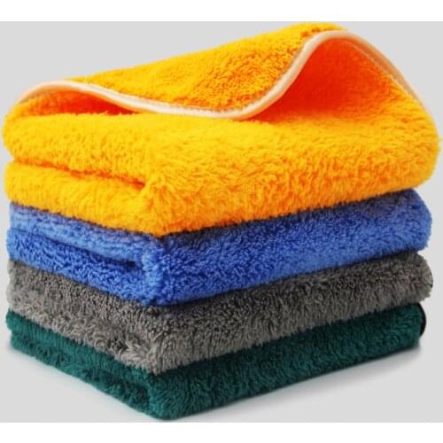 1PC Microfiber Towels Car Detailing Washing Rag Multipurpose Plush Cleaning Towel Auto Detailing Cleaning Cloth Accessories