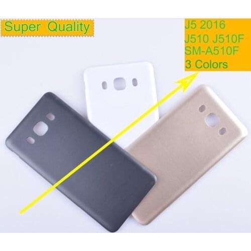 10Pcs/lot For Samsung Galaxy J5 2016 SM-J510F J510FN J510M J510Y J510 Housing Battery Cover Back Cover Case Rear Door Chassis