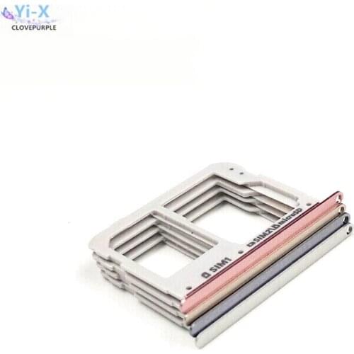 10pcs/lot New Sim Tray Holder For Samsung Galaxy C5 C5000 C7 C7000 SIM Card Reader Tray Holder Slot Replacement
