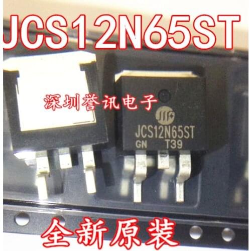 100% New&original 12N65 JCS12N65ST TO-263MOS 650V 12A
