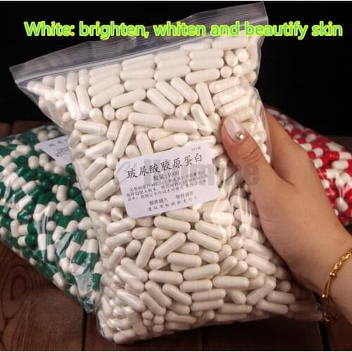 1000capsules Collagen Hyaluronic Acid Crystal Jelly Mask Eye Mask Capsule Beauty Salon Water Supplement