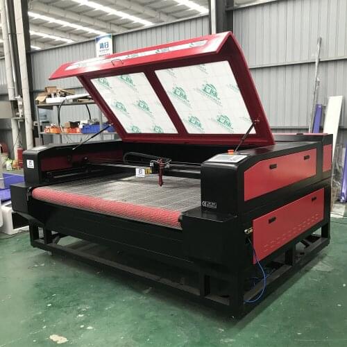 1610 1810 Auto Feeding Laser Cutting Machine 90W/1625 Auto Feeding Laser Cutting Machine For Fabric/CCD Camera Patterns Laser