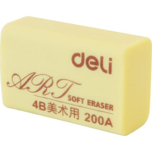 2PCS 3PCS/Bag Deli Art use Painting soft eraser 2B 4B eraser wholsale