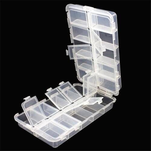 20 Compartments Fishing Tackle Box Bait Organizer Box Fishing Lures Case Tackle Storage Fisher Gear Bulk New Storage Boxes #P