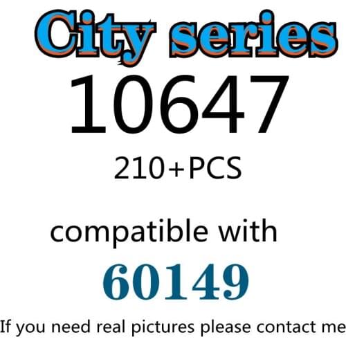210PCS 10647 Building Block Toy City Series 60149 Assembled Building Block Childrens Toy Gifts