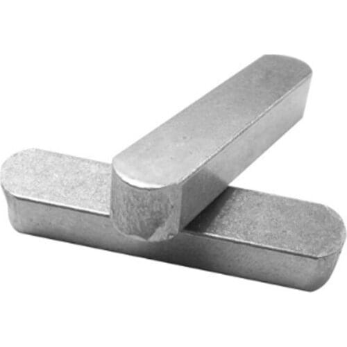 5pcs width 14mm GB196 carbon steel A type flat key positioning pin height 9mm length 70mm~150mm