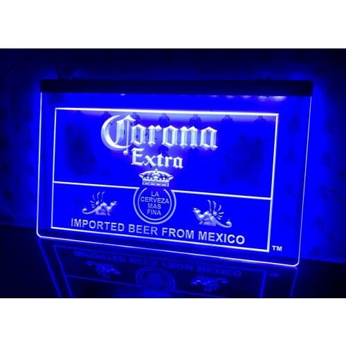 A040 Corona Mexico Beer Bar Pub Club LED Neon Light Sign
