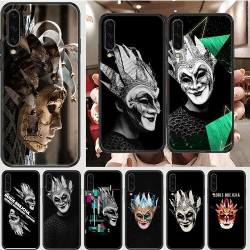 DJ Boris Brejcha Phone case For Samsung Galaxy A 3 5 7 8 10 20 21 30 40 50 51 70 71 E S 2016 2018 4G black 3D cell cover trend