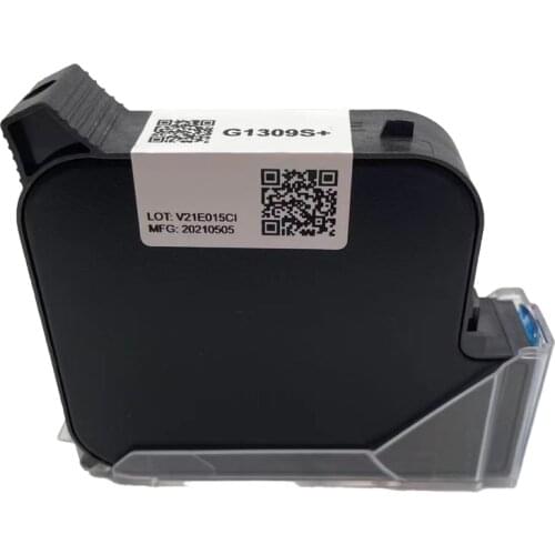 G1309S nozzle 25.4mm multi-color Quick dry ink cartridge 25.4 mm handheld online TIJ inkjet printer ink cartridge
