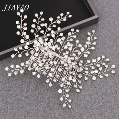 Rhinestone Hair Comb Hair Accessories Women Comb Headband Womans Accesories Hair Ornament For Wedding Headpiece