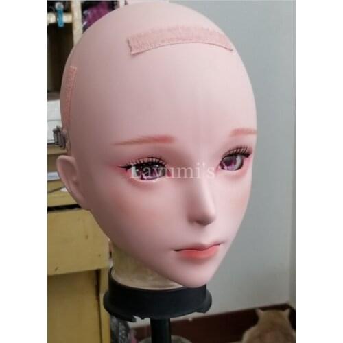 JW 27) Carton Anime CG Kigurumi Mask Cosplay Full Head Mask Kigurumi Diffuse Exhibition Crossdresser Halloween Cospaly Mask