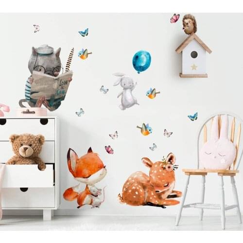 Kina UVB00543 decoration adhesive printed PVC sticker for kids rooms children