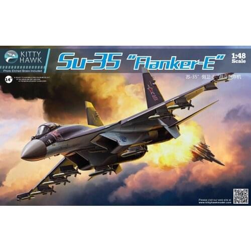 Kitty Hawk KH80142 1/48 Su-35 Flanker E Model Kit