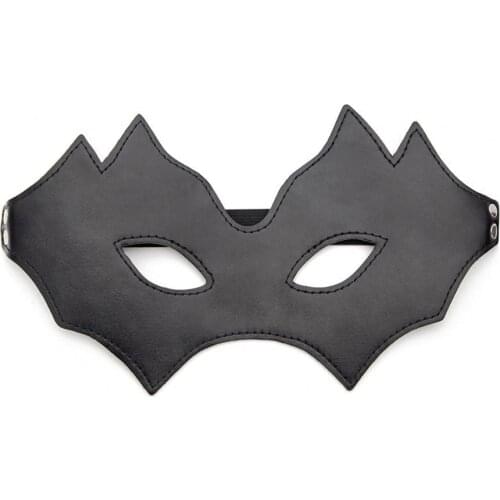 Leather Rivet Sex Eye Masks Adult Cosplay Game SM Bondage Flirting Role Play Erotic Toys Role-Play Bondage For Adult Products