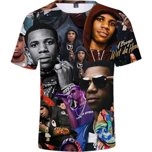Summer T Shirt A Boogie Wit Da Hoodie 3d Print T Shirts Men Fashion Casual Short Sleeve A Boogie Wit Da Hoodie Camisetas Hombre