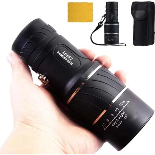 16X52 High Over Monocular Telescope Binoculars 66 / 8000M Plastic Binoculars Outdoor Sport Telescope HD monocular telescope