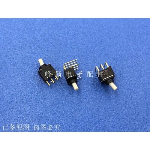 Original new 100% 90 degree bent foot 6pin 2 gear left and right rocker arm toggle switch small miniature button switch