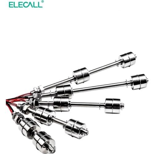 ELECALL Float Switch Stainless Steel Tank Pool Water Level Liquid Sensor Level Controller 120mm 110V 220V