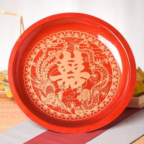 Festive candy tray wedding toast tray tea