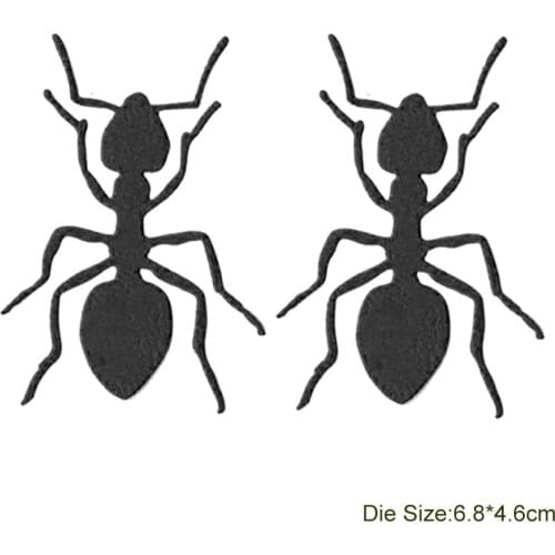 Ant Die Cutting Dies For Card Making Mold Scrapbooking Embossing Folder Template Diy Craft Mould Anmial Slimline Dies