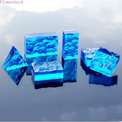 DIY Crystal Epoxy Mold Silicone Mold Handmade Soap Mold High Transparency Mirror Water Ripple Mold Water Pattern Sea Wave Mold