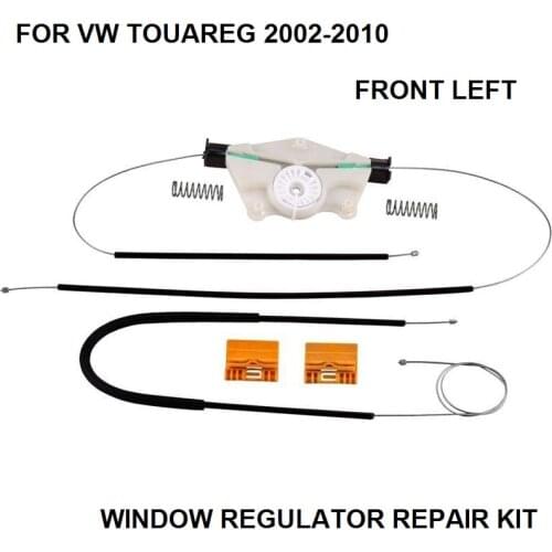 R VW TOUAREG WINDOW REGULATOR REPAIR KIT FRONT-LEFT 2002-2010