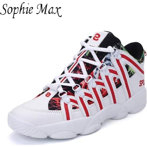 Sophie max sport men new original basketball shoes outdoor sports medium cut height increasing waterproof sneakers 201505