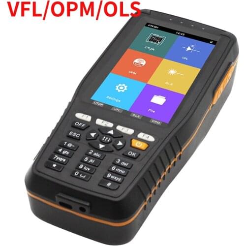 TM290 Mini OTDR Smart handheld with VFL/OPM/OLS touch screen optical time domain reflector 4inch touch screen Newupdate