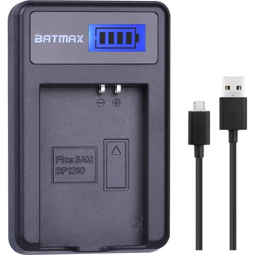 1pc IA-BP1310 BP-1310 BP 1310 LCD USB Charger for Samsung NX5 NX10 NX100 NX11 NX20 Cameras