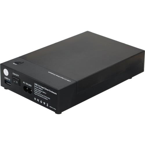 USB 3.0 2.5" 3.5" SATA Hard Drive Disk External Enclosure SSD HDD Disk Portable Case Box Support UASP and 8TB Drives