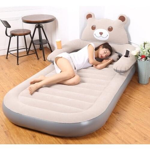 Air mattress thickened household folding double cartoon inflatable totoro bed simple air cushion bed single air cushion
