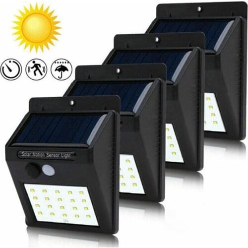 1PC/2PC 30LEDs Solar LED Garden Wall Lamp PIR Motion Sensor Porch Lights Night Light for Outdoor Path Corridor Solar Wall Light