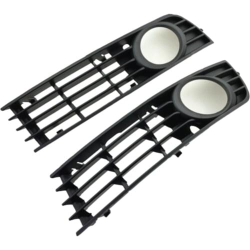 1pcs For A4 B6 Auto Parts Car Fog Lamp Cover Fog Lamp Grille Front Bumper Lower Net