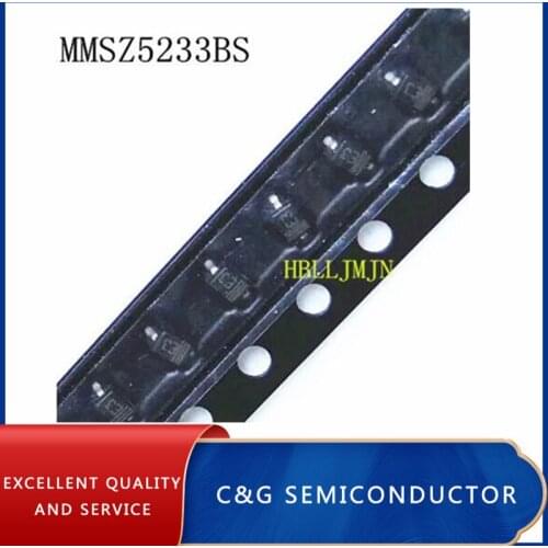 100PCS MMSZ5233BS-7-F MMSZ5233BS 6V 200mW SOD323 ZJ