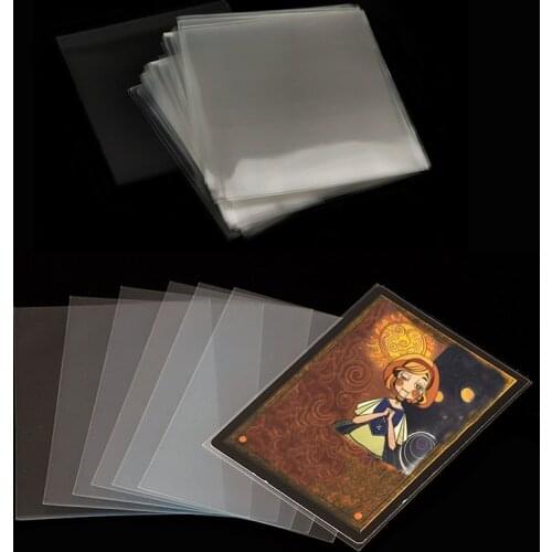 100pcs 58*88mm Card Sleeve Cards Protector Magic Killers for Football Star Three Kingdom Card Board Game Card Sleeves