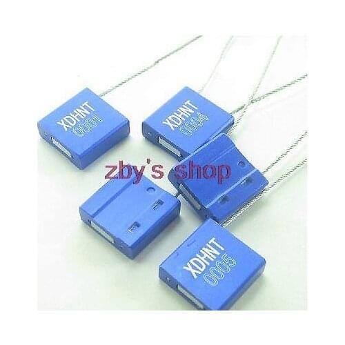 15 Pieces Aluminum Alloys Lock Body Wire Lead Seal 200mm Length 2mm Diameter Freeship to WorldWide