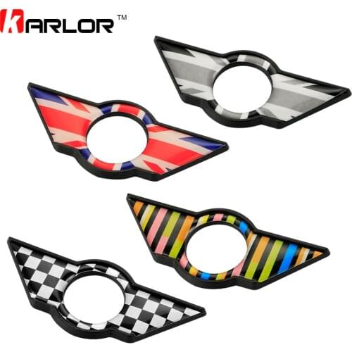 2pcs/set for mini cooper interior window pin protect accessories Zinc Alloy sticker for mini one clubman R55 R56 R57 R58 R59