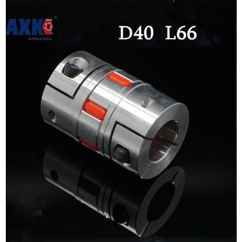3pcs motor Flexible Jaw Spider Shaft Coupling Plum Coupler D40 L66 8 10 12 12.7 14mm 15mm 16mm 17mm 18mm 19mm 20mm 22mm 15.875mm