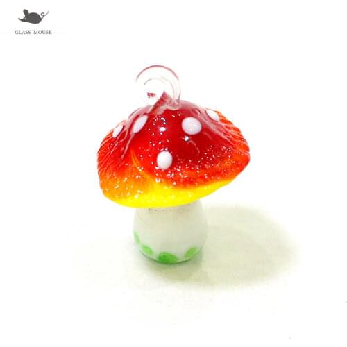 6pcs Decorative Figurines Miniature murano glass Easter ornament Home Fairy Garden decor accessories handmade craft glass statue