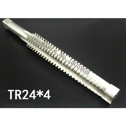 Free Delivery 1PCS TR24*4 high speed steel ladder shaped screw machine screw tap, tap machine T type screw thread
