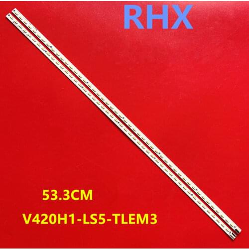 2PCS V420HK1-LS5 Article lamp V420H1-LS5-TREM3 V420H1-LS5-TLEM3 1piece=48LED 533MM 100%NEW