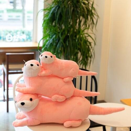 40/60/80CM Simulation Cute Lutra Plush Toys Stuffed Realistic Animal Doll Soft Lutra Pillow for Kids Girls Birthday Gift