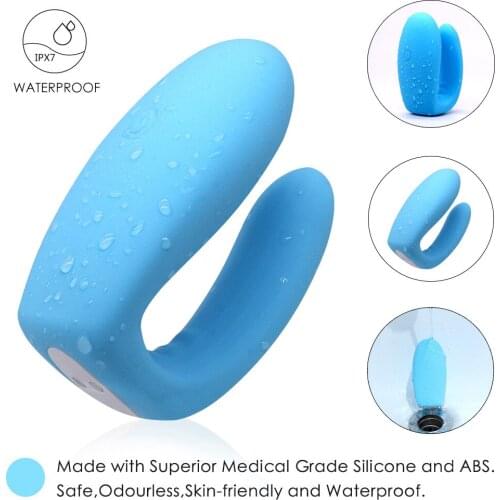 Wireless USB Magnetic Charge Bendable Vibrator Adult Sex Toys for Couples Dildo G Spot U Stimulator 2 Motors Sex Toy for Woman