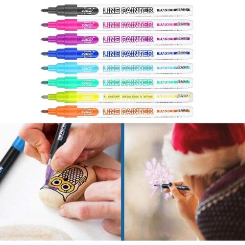 Marker Pen Craft 0.7mm Posters Metallic Markers Doodle Dazzles Writing Pen