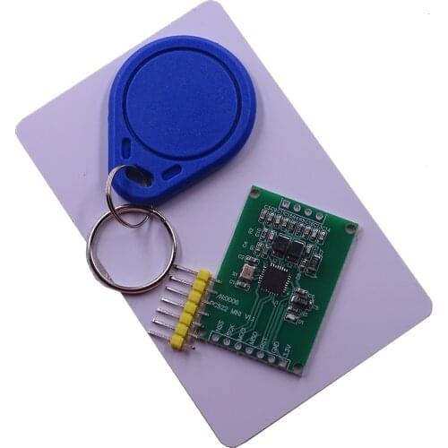 Mini RC522 RFID Sensor Module Card Reader Writer Module I2C IIC Interface IC Card RF Sensor Module Ultra-Small RC522 13.56MHz